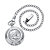 Men's Genuine Commemorative Year to Remember Silver Half-Dollar Coin Pocket Watch in Silvertone 14"-16 at PalmBeach Jewelry