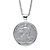 Men's Genuine Silver Half-Dollar Year to Remember Commemorative Coin Pendant Necklace in Silvertone 18"-21"-11 at PalmBeach Jewelry