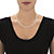 Aurora Borealis Crystal and Simulated Pearl Beaded Necklace MADE WITH SWAROVSKI ELEMENTS 18"-20"-13 at PalmBeach Jewelry