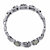 Oval Simulated Mother-of-Pearl Antiqued Silvertone Daisy Stretch Bracelet 7"-12 at PalmBeach Jewelry