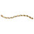 Diamond Accent 18k Gold-Plated Two-Tone Infinity-Link Bracelet 7.5"-11 at PalmBeach Jewelry