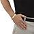 Men's Diamond Accent 18k Gold-Plated Two-Tone Textured Bracelet 8.5"-14 at PalmBeach Jewelry