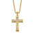.65 TCW Round Cubic Zirconia Gold-Plated Cross Pendant Necklace With FREE Bow-Tied Gift Box 20"-12 at PalmBeach Jewelry