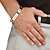 Men's Stainless Steel Personalized I.D. Interlocking-Link Bracelet With FREE Blue Gift Box 8.5"-14 at PalmBeach Jewelry