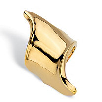 Free-Form 18k Gold-Plated Ring