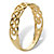 Celtic Weave Solid 10k Yellow Gold Band-12 at PalmBeach Jewelry