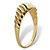 Polished Shrimp-Style Ring in Solid 10k Yellow Gold-12 at PalmBeach Jewelry