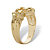 Men's Solid 10k Yellow Gold Nugget Ring-12 at Direct Charge presents PalmBeach