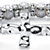 Hammered Cross Crystal Beaded and Spacer Stretch Bracelet in Silvertone 7"-12 at PalmBeach Jewelry