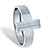 Horizontal Cross Silvertone Cuff Bracelet 7"-11 at Direct Charge presents PalmBeach