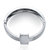 Horizontal Cross Silvertone Cuff Bracelet 7"-12 at Direct Charge presents PalmBeach