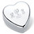 Personalized Inscribed Heart-Shaped Gift Box in Silvertone 1.5"-11 at Direct Charge presents PalmBeach