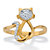 Diamond Accent Openwork Cat Ring 18k Gold-Plated-11 at PalmBeach Jewelry