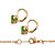 Round Simulated Birthstone Earring and Solitaire Pendant Necklace Set in Gold Tone 18"-12 at PalmBeach Jewelry