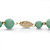 Genuine Green Jade Round Beaded Bracelet in Solid 10k Yellow Gold 8"-12 at PalmBeach Jewelry