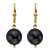Genuine Black Onyx Bead Drop Earrings in 14k Gold over Sterling Silver-11 at PalmBeach Jewelry
