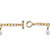 Heart-Shaped and Round Crystal Charm Toggle Bracelet in Gold Tone 7.5"-12 at PalmBeach Jewelry