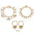 Crystal Elephant Charm Bracelet Goldtone BONUS: Buy the Bracelet, Get the 3-Pc. Crystal Bracelet, Stud and Hoop Earring Set FREE! 7.5"-11 at PalmBeach Jewelry