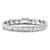 Diamond-Cut Diamond Accent S-Link Bracelet Platinum-Plated 7.5"-11 at PalmBeach Jewelry