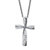 Diamond Accent Cross Pendant Necklace in Platinum over Sterling Silver 18"-11 at PalmBeach Jewelry