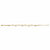 Princess-Cut Cubic Zirconia Station Ankle Bracelet 1.85 TCW in 18k Gold over Sterling Silver 11"-15 at PalmBeach Jewelry
