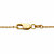 Triple-Heart Ankle Bracelet in 18k Gold over Sterling Silver 10"-12 at Direct Charge presents PalmBeach