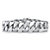 Men's Diamond Accent Interlocking-Link Bracelet in Silvertone 8.5"-11 at PalmBeach Jewelry