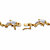 Diamond Accent Two-Tone Mother and Baby Dolphin-Link Bracelet Gold-Plated 7.25"-12 at PalmBeach Jewelry