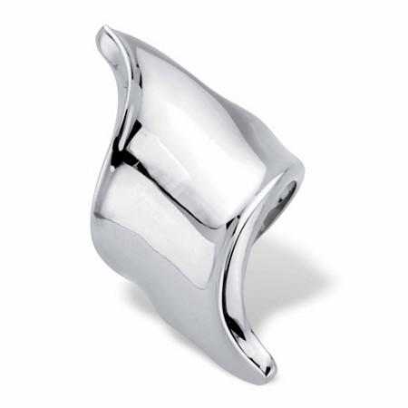 Free-Form Platinum-Plated Ring at PalmBeach Jewelry