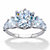 Round Cubic Zirconia Engagement Ring 7.20 TCW in Platinum over Sterling Silver-11 at PalmBeach Jewelry