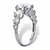 Round Cubic Zirconia Engagement Ring 7.20 TCW in Platinum over Sterling Silver-12 at PalmBeach Jewelry
