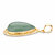 Pear-Cut Genuine Green Jade Cutout Halo Cabochon Pendant in 14k Gold over Sterling Silver-12 at PalmBeach Jewelry