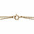 Round Diamond Two-Tone Heart-Shaped Double-Strand Necklace 1/4 TCW 18k Gold-Plated 18"-12 at PalmBeach Jewelry
