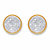 Round DIamond Stud Earrings 1/4 TCW in 18k Gold over Sterling Silver (10mm)-11 at PalmBeach Jewelry
