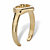Heart-Shaped Cutout Adjustable Toe Ring in 18k Gold over Sterling Silver-12 at PalmBeach Jewelry