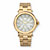 Jones New York Crystal Multi-Dial Fashion Watch with White Face in Goldtone 7"-11 at Direct Charge presents PalmBeach