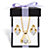 Round Simulated Crystal Solitaire Necklace and Earring Set in Goldtone with FREE Gift Box 18"-19 at PalmBeach Jewelry