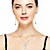 2-Looks-in-1 Round Crystal 2-Piece Butterfly Necklace and Earring Set in Sterling Silver 18"-13 at PalmBeach Jewelry