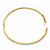 Round Diamond Accent Two-Tone Hinged Bangle Bracelet 14k Gold over Sterling Silver 7.25"-12 at PalmBeach Jewelry