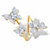 Marquise-Cut and Round Cubic Zirconia Butterfly Cocktail Wrap Ring 2.31 TCW Gold-Plated-16 at PalmBeach Jewelry
