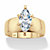 Marquise-Cut Cubic Zirconia Solitaire Engagement Ring 2.48 TCW in 18k Gold over Sterling Silver-11 at PalmBeach Jewelry