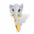 Round Cubic Zirconia Elephant Cocktail Ring 3.02 TCW Gold-Plated-12 at PalmBeach Jewelry