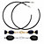 Black Enamel and Lucite Earring and Necklace Set 28" Silvertone BONUS BUY: Get the Midnight Blue Necklace FREE! Goldtone 23"-12 at PalmBeach Jewelry
