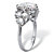 Round-Cut Cubic Zirconia Engagement Ring 7.50 TCW  Platinum-Plated-12 at PalmBeach Jewelry