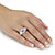 Round-Cut Cubic Zirconia Engagement Ring 7.50 TCW  Platinum-Plated-13 at PalmBeach Jewelry