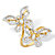 Round Cubic Zirconia Butterfly Wrap Ring 4.41 TCW Gold-Plated-15 at PalmBeach Jewelry