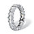 Oval-Cut Cubic Zirconia Eternity Ring 5.46 TCW Platinum over Sterling Silver-12 at PalmBeach Jewelry