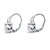 Round Cut Cubic Zirconia Drop Earrings with Round CZ Accents 4.05 TCW Platinum Over Sterling Silver-12 at PalmBeach Jewelry
