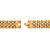 Men's Gold-Ion Plated Stainless Steel Panther- Link Bracelet 8" Length-12 at Direct Charge presents PalmBeach