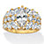 Marquise Cut Cubic Zirconia Engagement Ring 4.44 TCW 14K Gold Plated Sterling Silver-11 at PalmBeach Jewelry